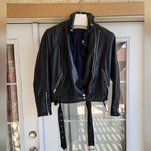 Free people faux‎ leather Moto Jacket